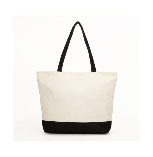 tote-bag-lino-con-asas-y-base-negra-455-x-36-cm Tote bag de lino